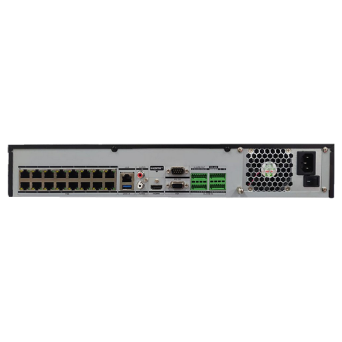 A doua imagine aAcuSense -  NVR 4K, total 32 canale max. 12MP, 16 porturi PoE, Alarma, 1.5U - HIKVISION DS-7732NXI-K4-16P