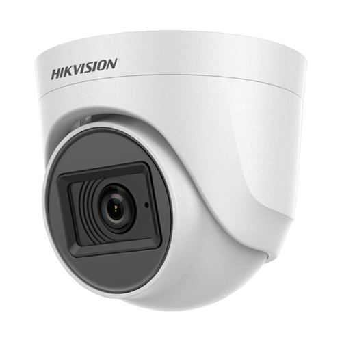 A doua imagine aCamera Analog 5MP, lentila 2.8mm, IR 20m, AHD,TVI,CVI,CVBS, Mic - HIKVISION DS-2CE76H0T-ITPFS-2.8mm