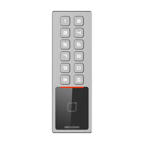 A doua imagine aTerminal control acces, PIN/Card M1, Wiegand, RS485, Alarma, IK08 - HIKVISION DS-K1T805MX