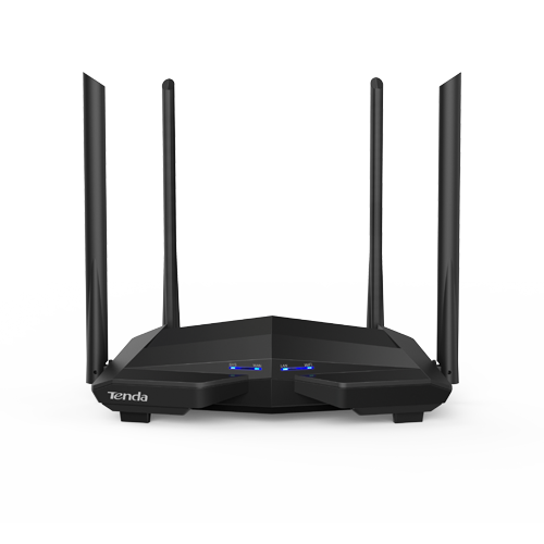 A doua imagine aRouter WiFi 5, DualBand 2.4/5GHz, 300+867Mbps, 4x6dBi, 4 porturi Gigabit - TENDA TND-AC10-V30