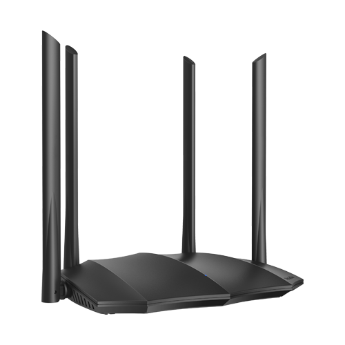 A doua imagine aRouter WiFi 5 (802.11ac) DualBand 2.4/5GHz, 300+867Mbps, 4x6dBi, 4 porturi Gigabit - TENDA TND-AC8
