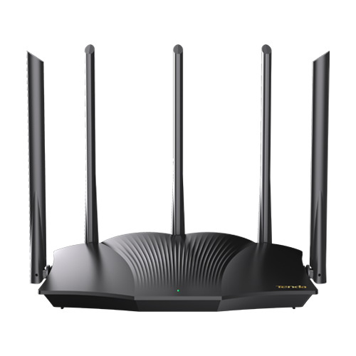 A doua imagine aRouter Wi-Fi 6, DualBand2.4/5GHz, 574+2402 Mbps, 5x6dBi, 4 x Gigabit  - TENDA TND-TX12-PRO-V20