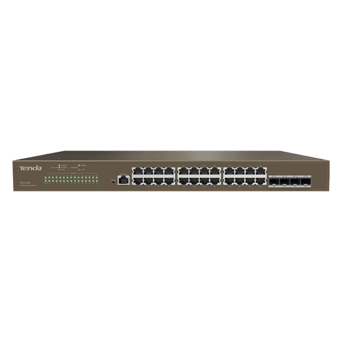 A doua imagine aSwitch 24 porturi Gigabit, 4 porturi SFP Gigabit, Management - TENDA TND-TEG5328F