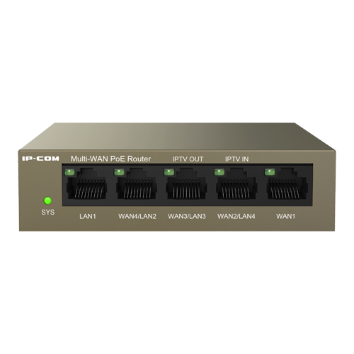 A doua imagine aRouter 4 porturi Gigabit PoE+, 55W, 1 port RJ45 Gigabit, management - IP-COM M20-PoE