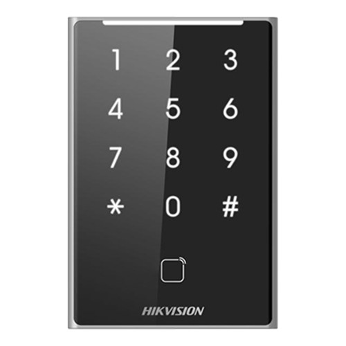 A doua imagine aCititor de proximitate MIFARE cu tastatura integrata, Wiegand, RS485 - HIKVISION DS-K1109DKB