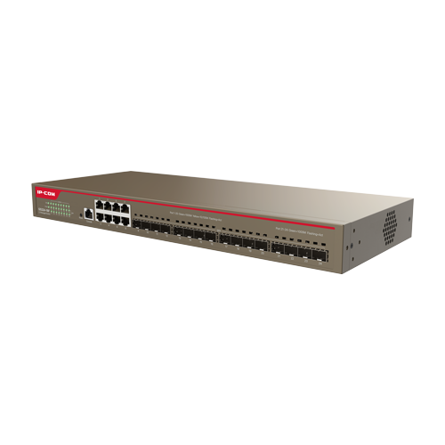 A doua imagine aSwitch 8 porturi Gigabit, 16 porturi SFP Gigabit, L3 Cloud Management - IP-COM G5324-16F