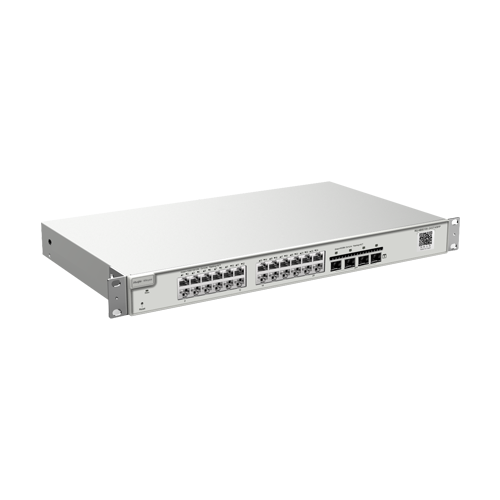 A doua imagine aSwitch 24 porturi Gigabit, 4 porturi SFP+, L3 Cloud Management - Ruijie RG-NBS5200-24GT4XS
