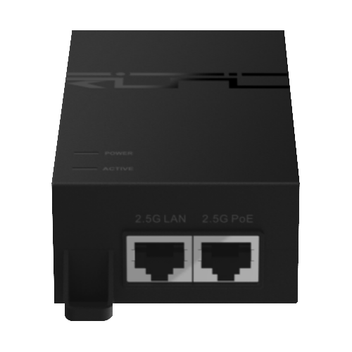 A doua imagine aInjector 1 port PoE++, 2.5G, 56V, 60W - Ruijie RG-POE-50-60W-MG