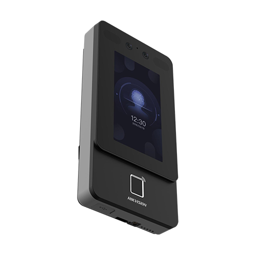 A doua imagine aTerminal control acces TCP/IP cu Recunoastere faciala, Amprenta, Card Mifare, PIN, 2MP, WiFi, PoE - HIKVISION DS-K1T342MFWX-E1