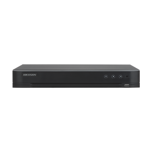 A doua imagine aDVR AcuSense, 4 ch analog max. 4K+ 4 ch IP max. 4K, Alarma I/O - HIKVISION iDS-7204HTHI-M1-S(4A+4/1ALM)