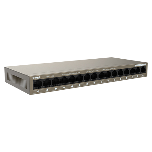 A doua imagine aSwitch 16 x RJ45 Gigabit - TENDA TND-TEG1016M