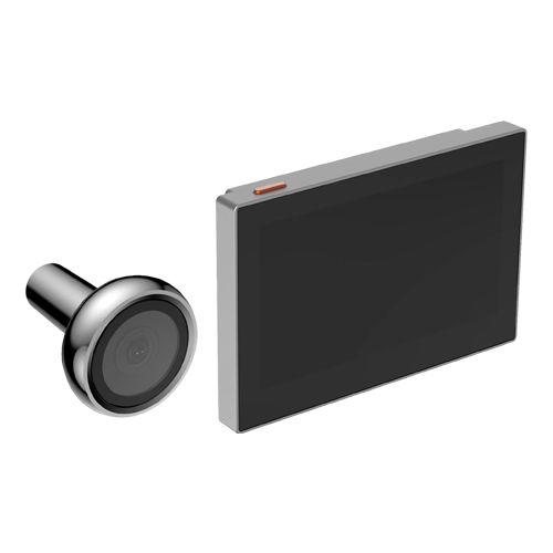 A doua imagine aVizor electronic smart, Wi-Fi, FullHD 1080P, monitor 4.3 inch, acumulator 2200mAh - EZVIZ CS-HP2-2MP