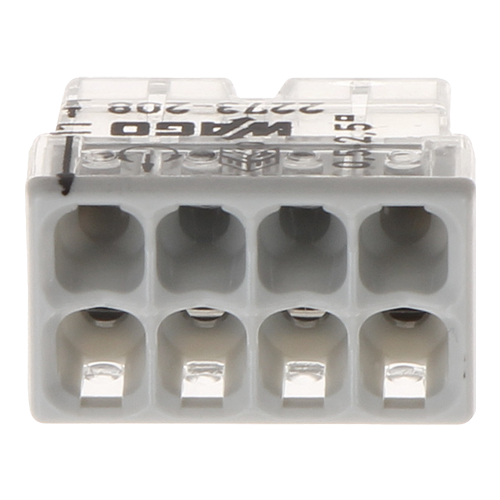 A doua imagine aConector compact de imbinare, 8 fire, max. 2.5 mmÂ² (50 buc.) - WAGO 2273-208