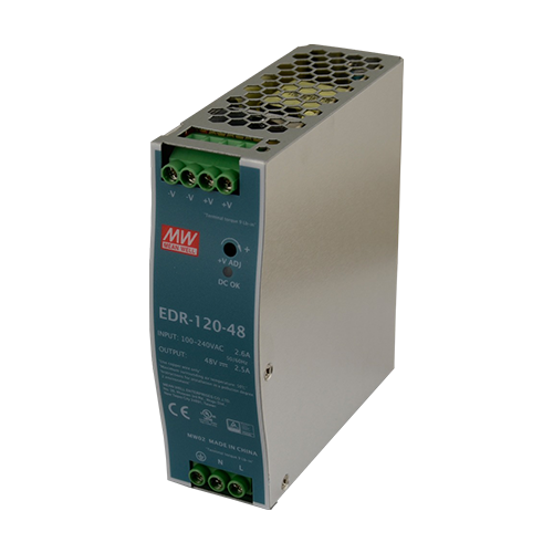 Sursa de alimentare in comutatie, 48V / 2.5A, sina DIN - MEAN WELL EDR-120-48