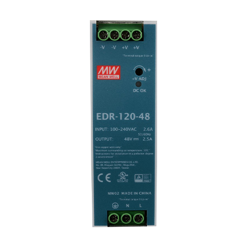 A doua imagine aSursa de alimentare in comutatie, 24V / 6.5A, sina DIN - MEAN WELL EDR-150-24