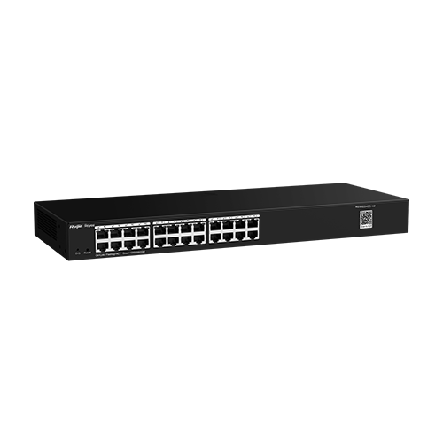 A doua imagine aSwitch 24 porturi RJ45 Gigabit, L2 Cloud Management - Ruijie RG-ES224GC-V2