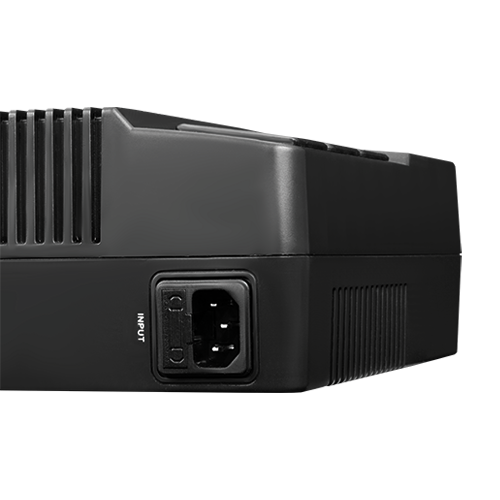 A doua imagine aUPS TSY Power, 1000VA/600W, LCD, AVR-repornire automata, Management, 8 x Schuko, 2 x RJ45, 1 X USB type B TSY-D-1K0-LCD