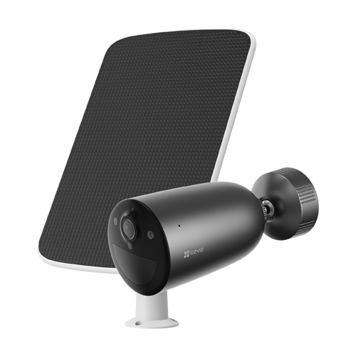 Kit camera IP + panou solar, rezolutie 2K, 4G, baterie 5.200 mAh, Audio bidirectional - EZVIZ CS-EB3/SP(2K,4GA)