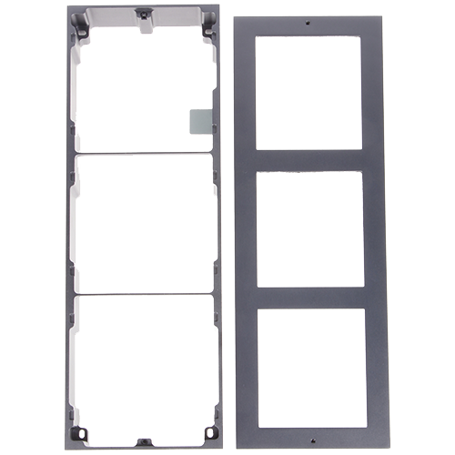 A doua imagine aRama montaj aparent, 3 module, pentru Interfon modular - HIKVISION DS-KD-ACW3