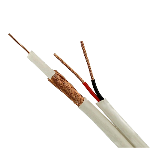 A doua imagine aCablu coaxial RG59 + alimentare 2x0.75, 305m, alb TSY-RG59+2X0.75-W