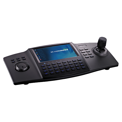 Tastatura de comanda, conexiune IP, ecran 7 inch TFT touch screen - HIKVISION DS-1100KI