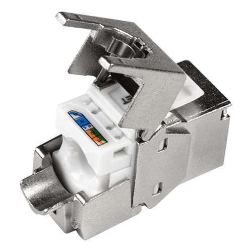 A doua imagine aMufa ecranata RJ-45 UTP Cat.6 tool-less - TRENDnet TC-K06C6A
