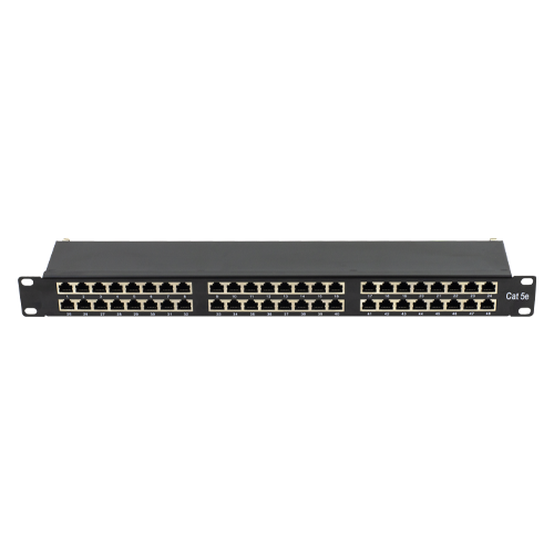 A doua imagine aPatch Panel 2U, FTP cat5e, 48 porturi RJ45 - ASYTECH Networking ASY-PP-FTP5E-48