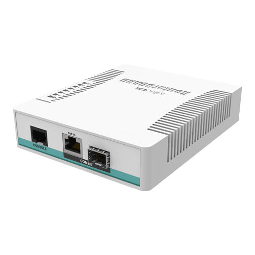 A doua imagine aSmart Switch, 5 x SFP, 1 x Combo port SFP/Gigabit - Mikrotik CRS106-1C-5S