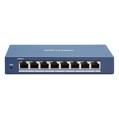 A doua imagine aSwitch 8 porturi Gigabit, SMART Management - HIKVISION DS-3E1508-EI