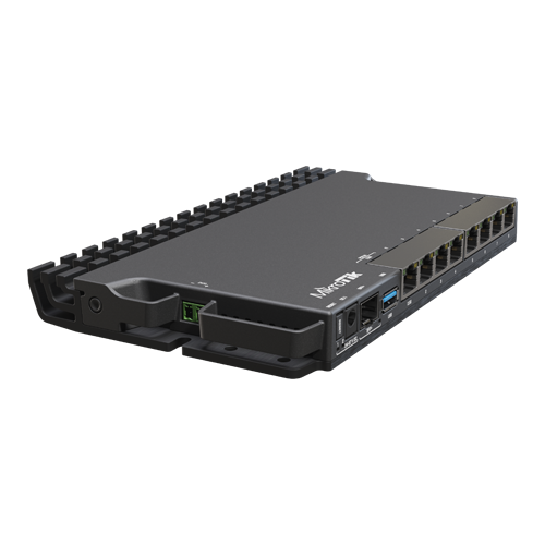 A doua imagine aRouter 1 x 2.5Gbit, 7 x Gigabit, 1 x SFP+, RouterOS L5 - MikroTik RB5009UG+S+IN