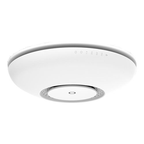 A doua imagine acAP ac, 2 x Gigabit (1 x PoE-out), 802.11b/g/n 2.4GHz, 802.11an/ac 5GHz, injector PoE - MikroTik RBcAPGi-5acD2nD