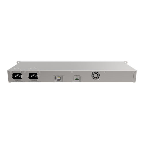 A doua imagine aRouter 13 x Gigabit, RouterOS L6, 1U, Dual PSU - MikroTik RB1100x4