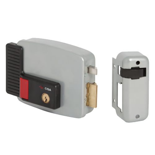 Yala electrica aplicata cu buton, clasa securitate 3, deschidere dreapta - CISA 1.11731.60.1